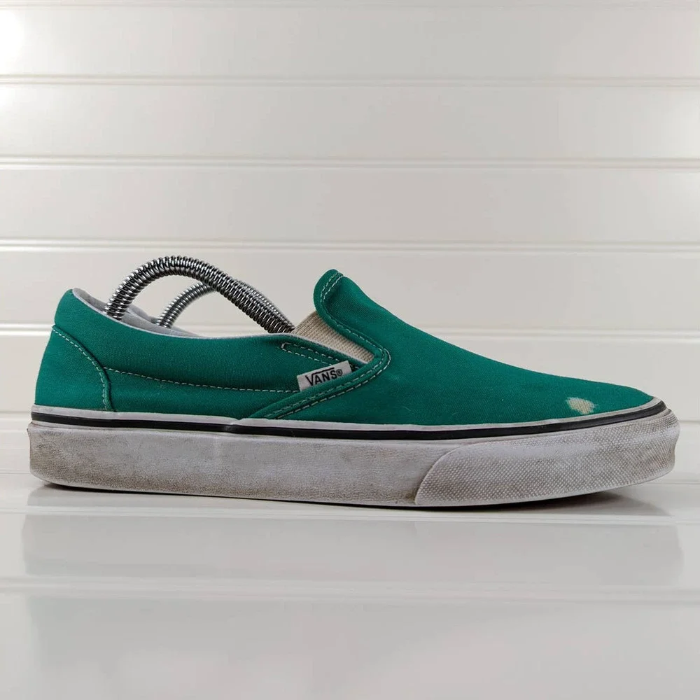 Vans Slip On Canvas Skate Low Top Sneaker Unisex M8.5 W10